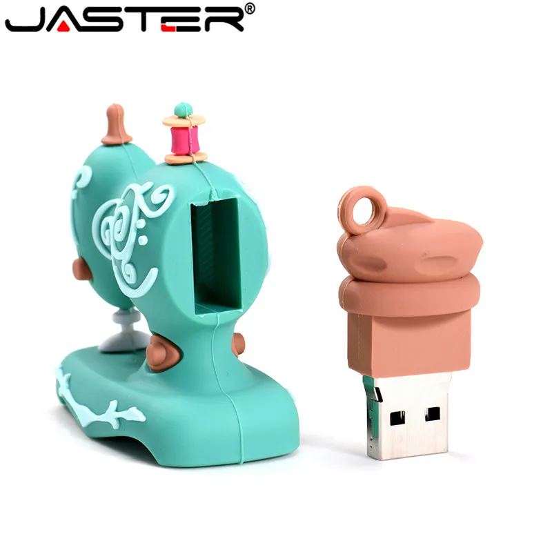 JASTER мультфильм Cartive швейная машина 64 Гб Φ 32 ГБ Pen Drives 8 Memory Stick 16 флеш-диск USB 2 0 U диск