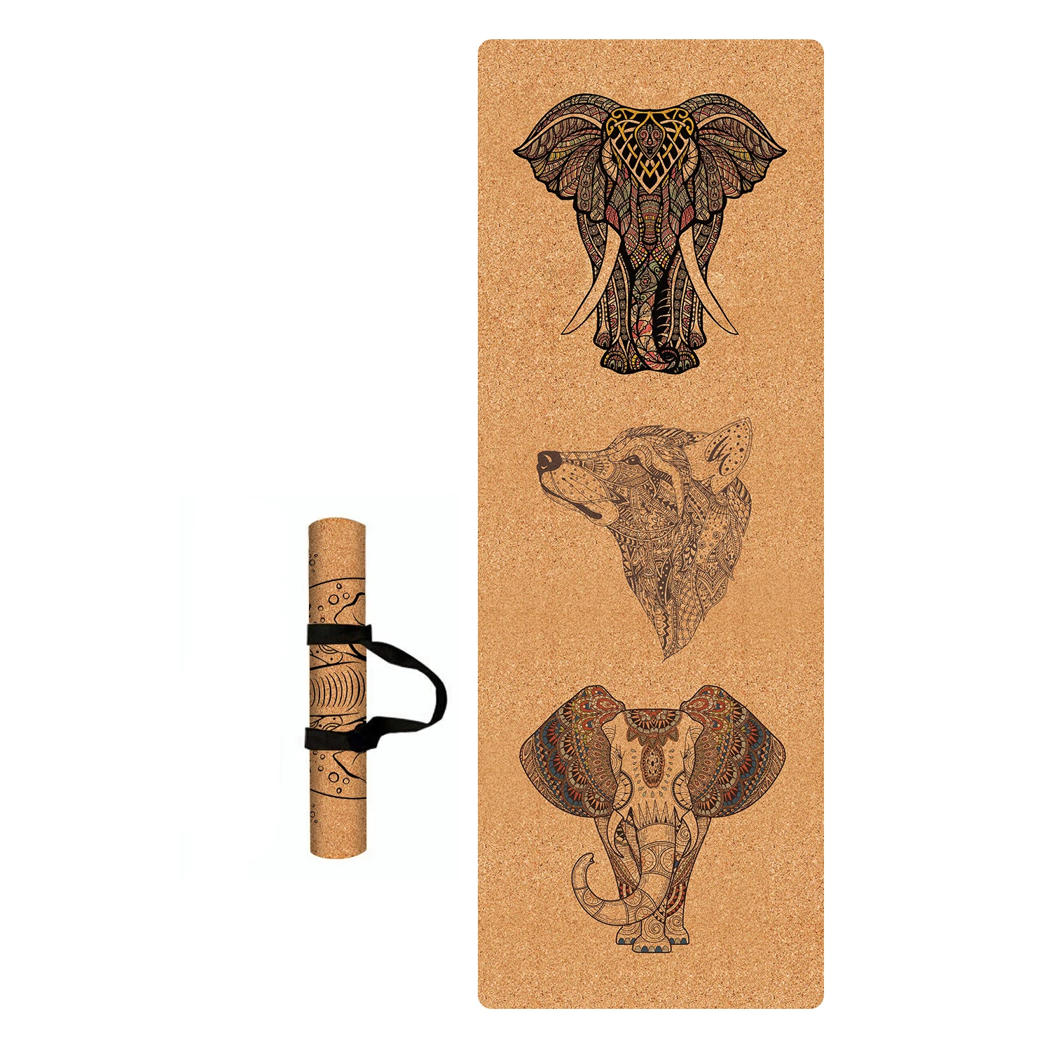 

Logo Customization 3.4.5.6mm Thick Eco-Friendly Rubber Yoga Mat TPE Cork Wholesale Rubber Yoga Mat Eco-Friendly