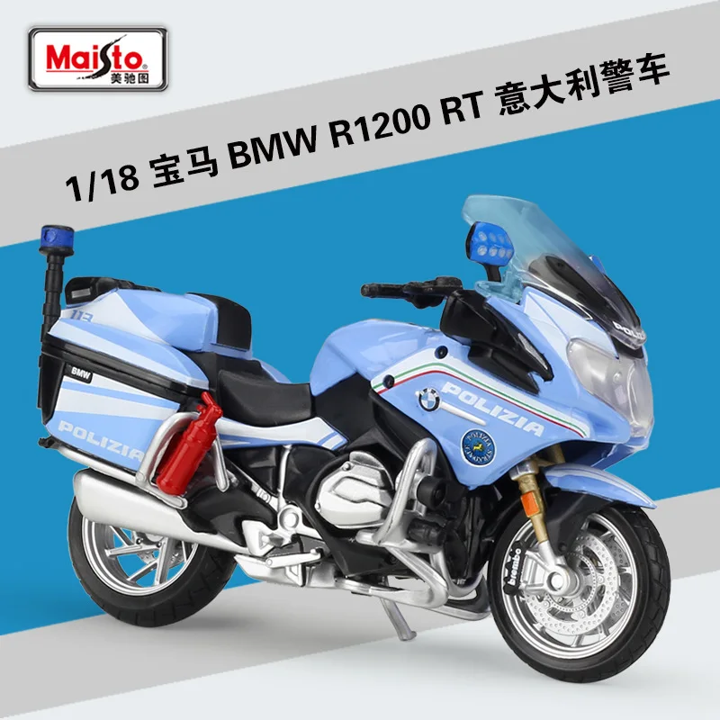 Maisto масштаб 1:18 BMWR R1200 RT полицейский Мотоцикл Металлический отлитый под давлением