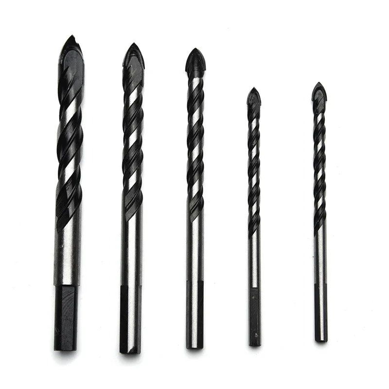 

5PCS 5/6 / 8/10/12 mm electric high quality steel center drill bit professional woodworking auger DIY metal masonry drilling