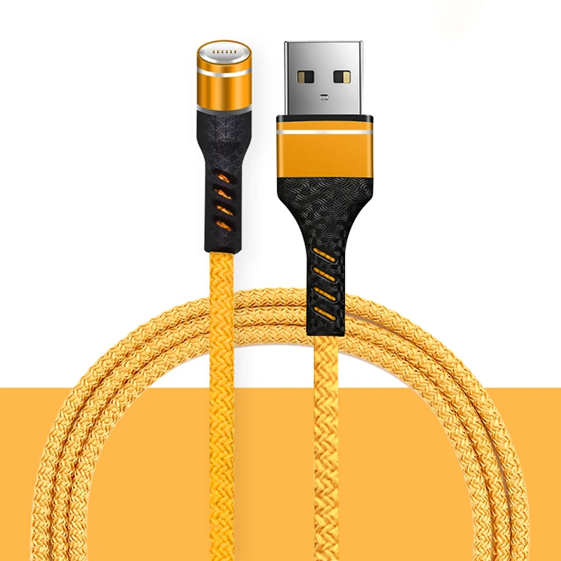 Высококачественный Магнитный USB кабель для передачи данных 3A iPhone XR X 7 8 Micro Type C