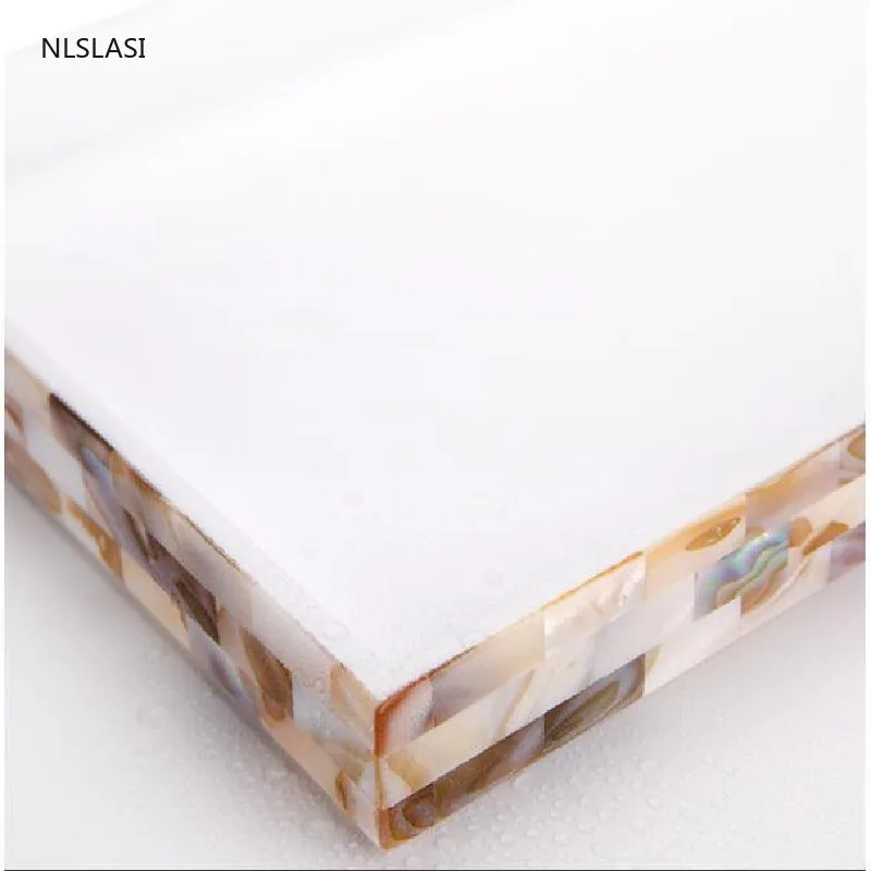 

Light Luxury Shell Resin Home Hotel Supplies Bathroom Accessories Set Gargle Cup Toothbrush Holder Soap Dispenser Soap Dish Tray