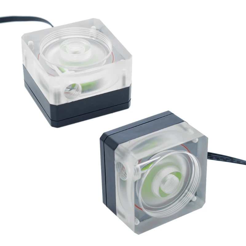 

PUB-SZM6 Water Cooler Water Pump Ultra-Thin PWM Speed Control 4cm Thick Flow 500L Support OD50 Tank