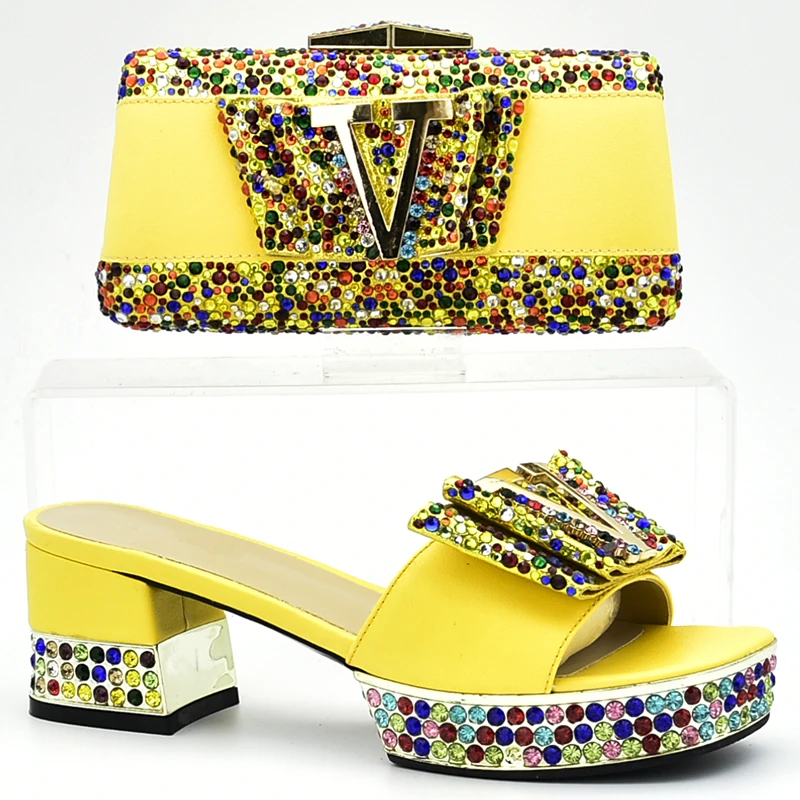 Новое поступление комплект женской обуви и сумок итальянские женские вечерние