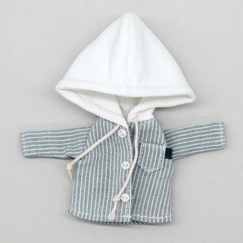 

Ob11molly doll trench coat hooded shirt hoodie doll dress 1/12 BJD GSC body9 doll clothes