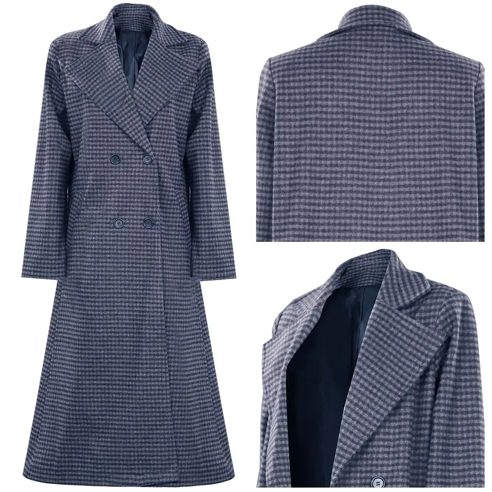 

Hawkeye Kate Bishop Cosplay Costume Plaid Coat Outfits Halloween Carnival Suit