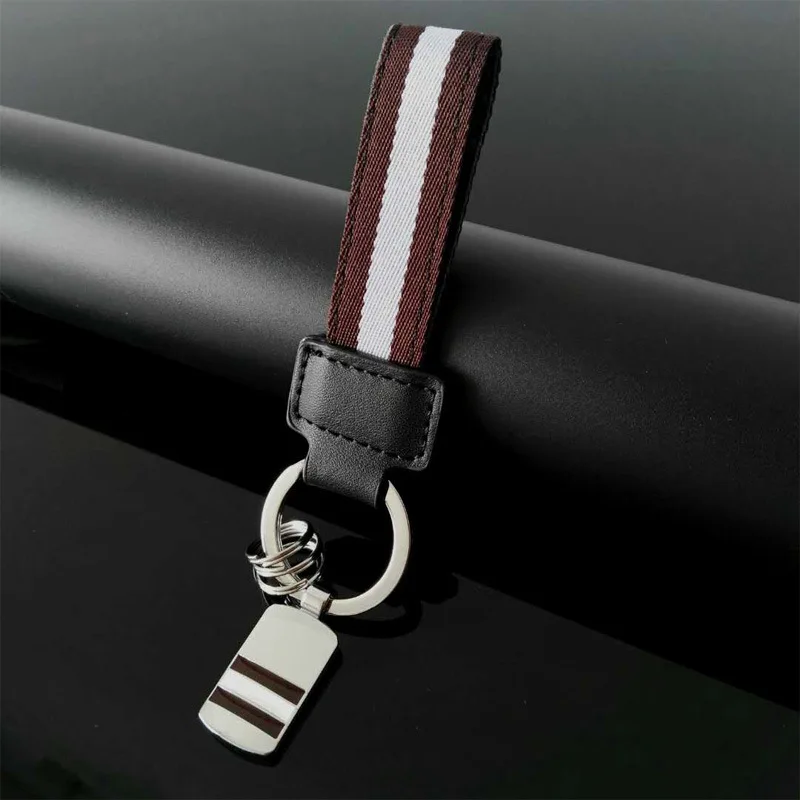 Горячая Распродажа Элегантные Кожаные плетеные брелки для ключей прочные