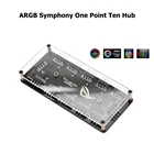 12V 4Pin RGB втулка вентилятора для малышей от 1 до 10 многоходовой разветвитель ПК Светодиодные ленты светильник масляный радиатор Adapter для ореолом MSI Gigabyte ASRock материнская плата