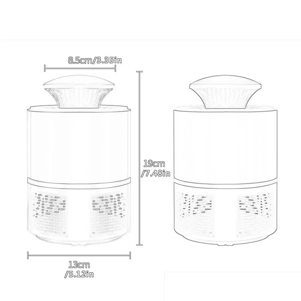 

Household indoor mosquito lamp mute photocatalyst mosquito repellent lamp mosquito catcher Physical mosquito killer