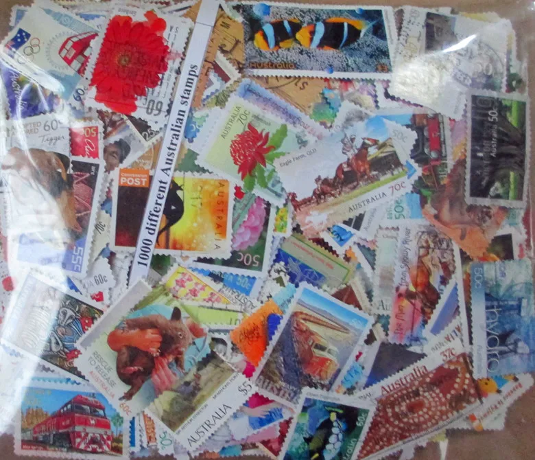 Оригинальные штампы Австралии Новой Зеландии почтовые марки Океании разные | Дом