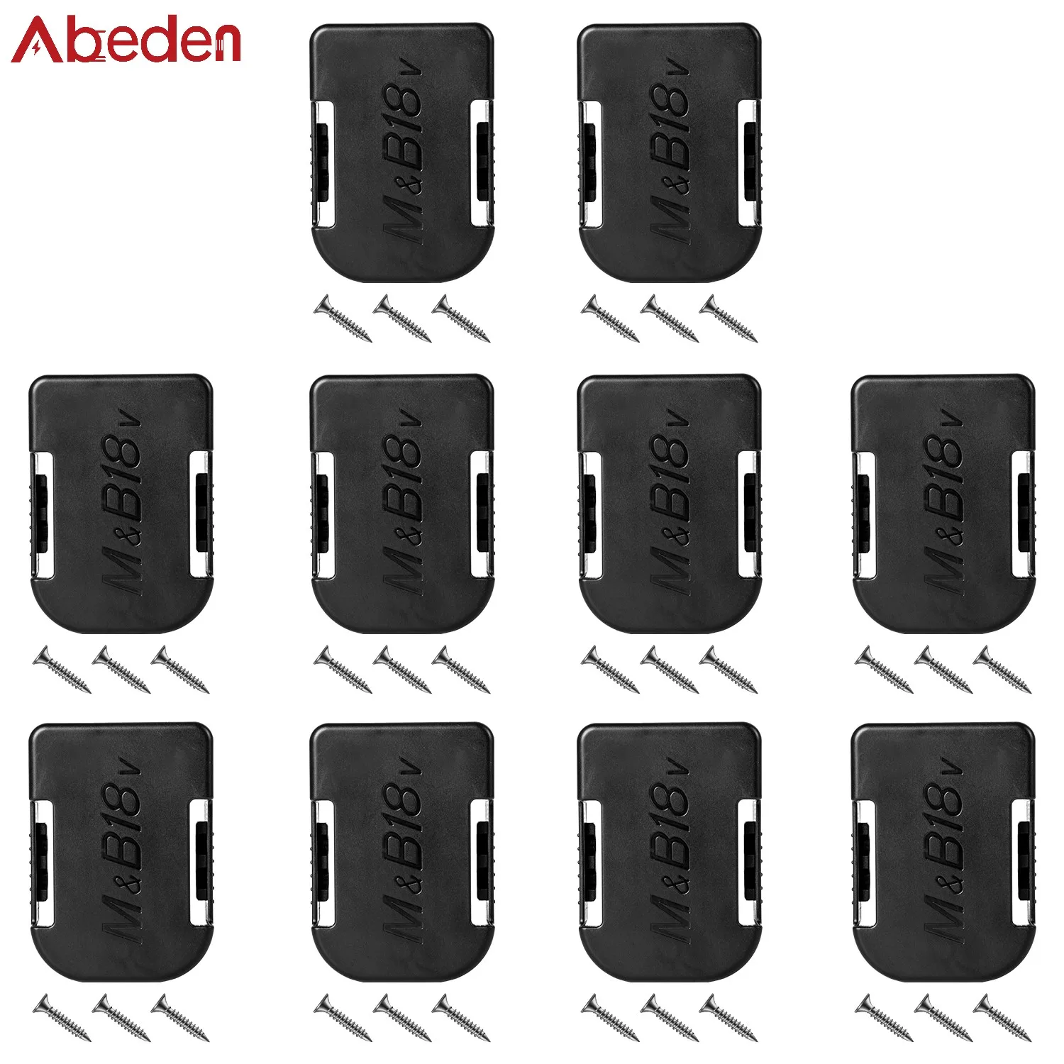 10 шт. 18 в Батарея крепления стеллаж для хранения Подставка Держатель с креплением