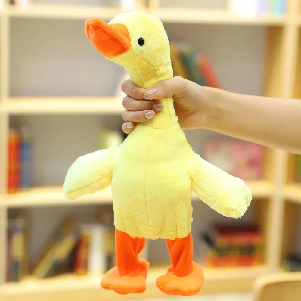 

2021 Smart Talking Duck, Funny Kids Plush Duck Interactive Toy Cute Say Pet Talking Record Toy for Small Boy Girl Birthday Party