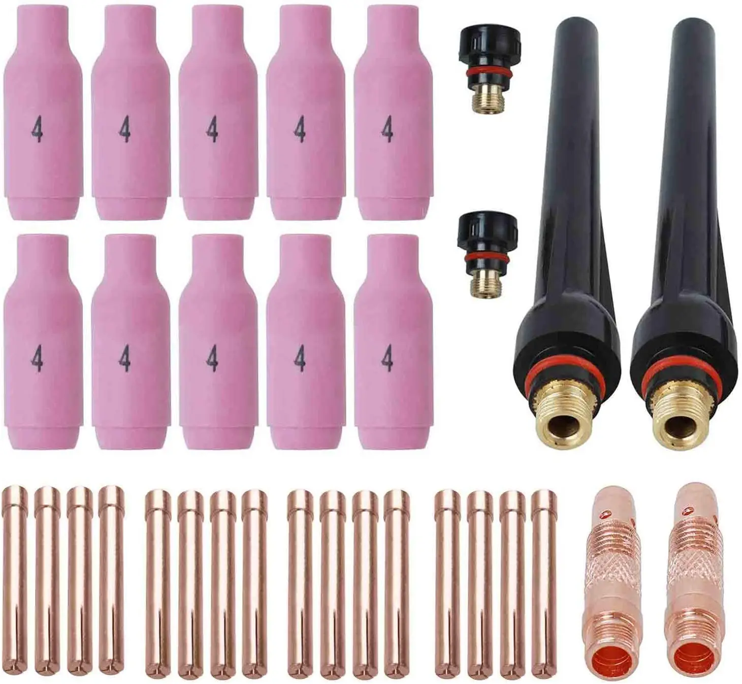 18 шт. набор газовых линз для гофонарь|Сварочные сопла| |