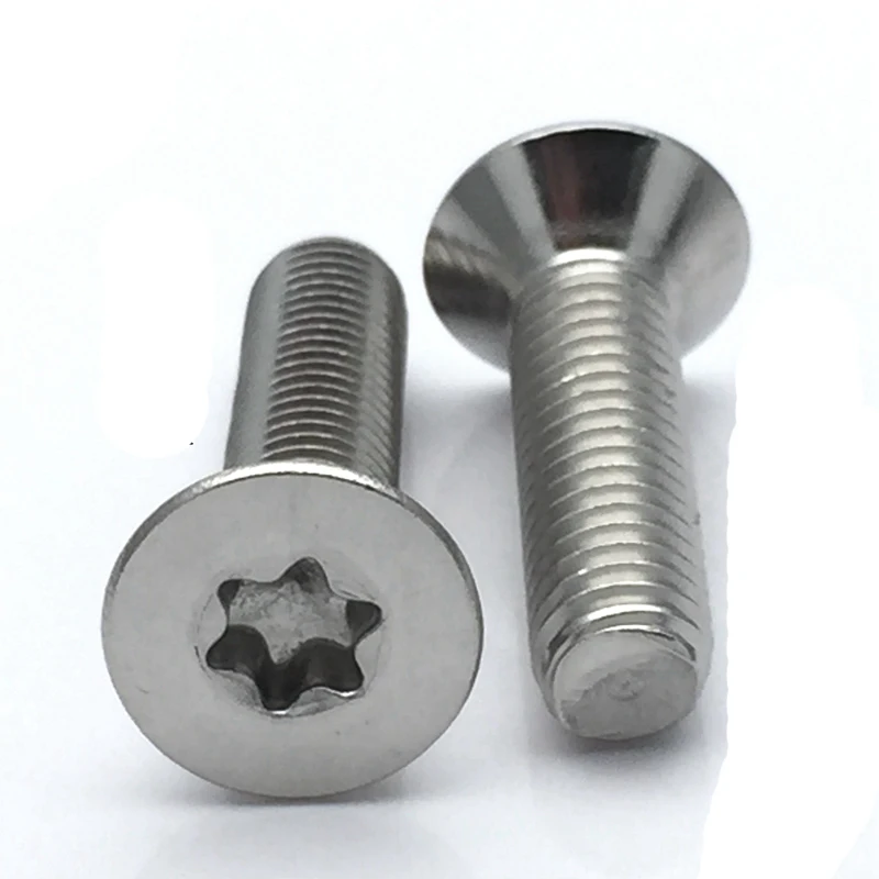 30 шт. винты с потайной головкой M2.5 Torx T &amp TX плоской против кражи механические