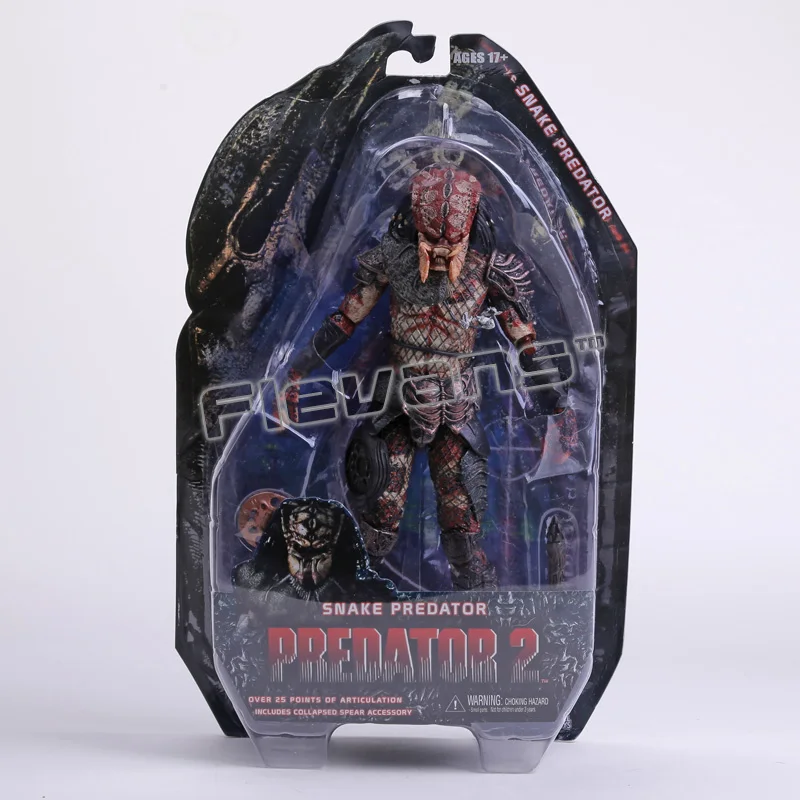 NECA Predator 2 Guardian Snake Stalker хищник ПВХ экшн фигурки коллекционные игрушки 7|neca predator|figures