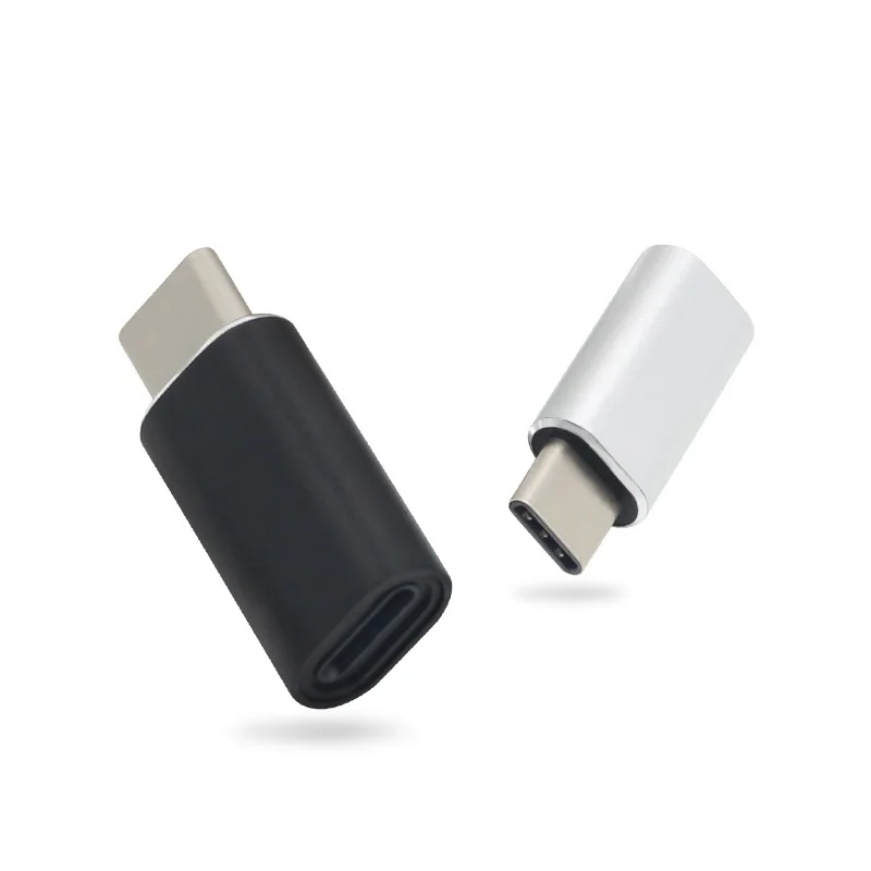 Type c адаптер 8 Pin Женский к type-c Мужской адаптер USB C кабель конвертер Зарядка для Xiaomi mi6 mi5 huawei P9