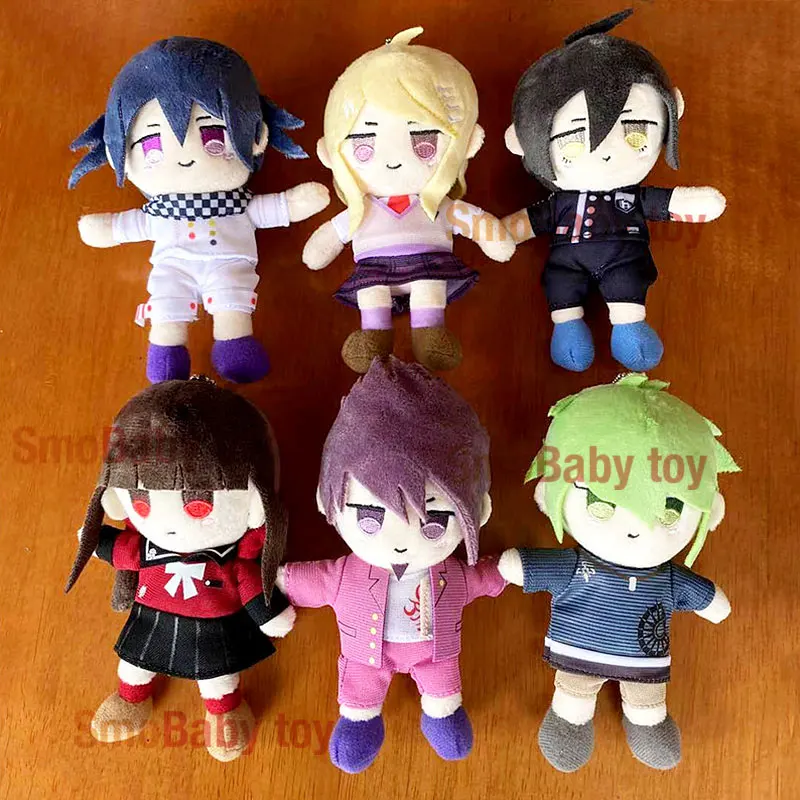 

One Set of Anime Danganronpa V3 Dangan Ronpa Saihara Shuichi Akamatsu kaede Plush toy doll key chains