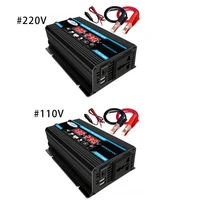 2022 new 4000w dc 12v to ac 220110v power inverter volts converter dual usb car inverter with dual usb charging ports