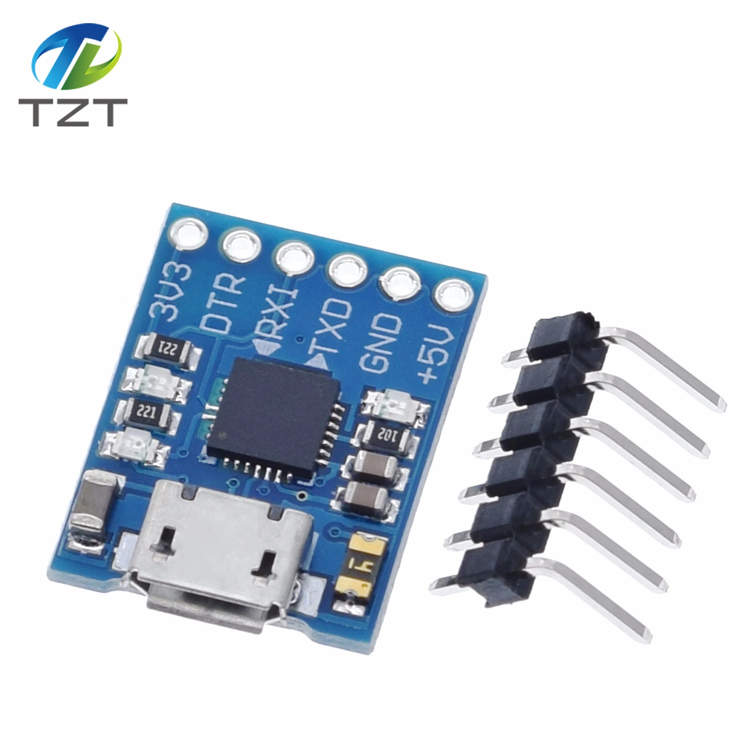 1 шт. CP2102 MICRO USB к UART TTL модуль 6 контактный последовательный преобразователь STC