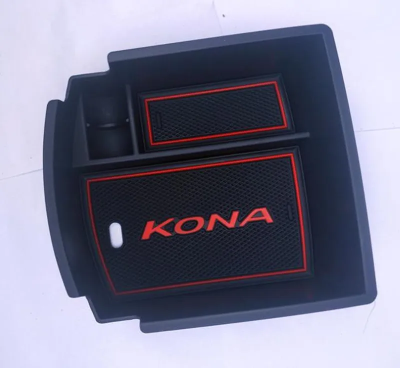 

Подлокотник для Hyundai Kona Encino 2018 2019, центральный контейнер для хранения аксессуаров, лоток для контейнер-корзина