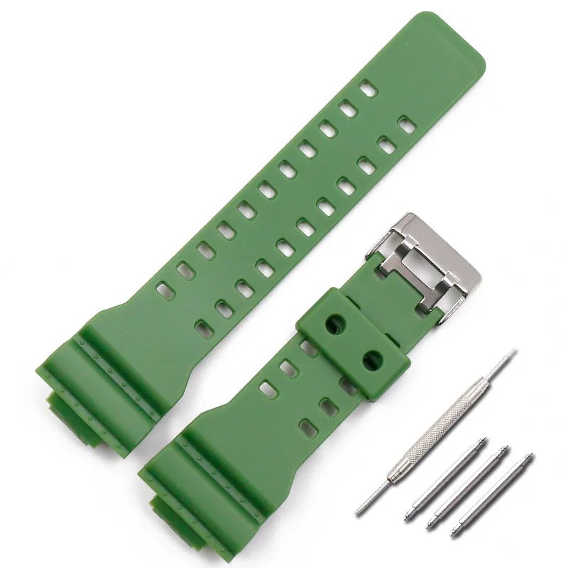 

16mm Silicone Rubber Watch Band Strap for Casio G Shock Replacement Waterproof Accessories Strap for Casio Watch Watchband