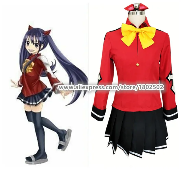 Костюм для косплея Венди марделл из аниме Волшебный хвост|Костюмы аниме| |