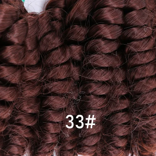 FSRHAIR 70 гр./шт. Черный-зеленый афро Фунми вьющиеся волосы пучок синтетических волос для наращивания Омбре волосы продукт - Цвет: #33