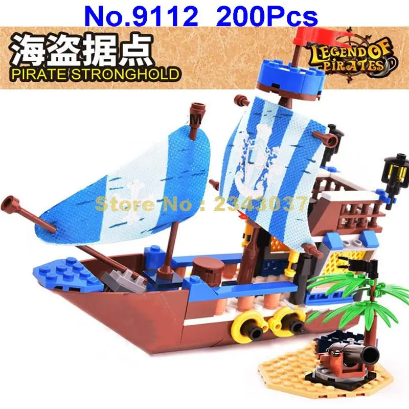 9112 200 шт. строительные блоки для игрушек Stronghold Bounty Pirate Ship 3|building blocks|pirate shipblock building |