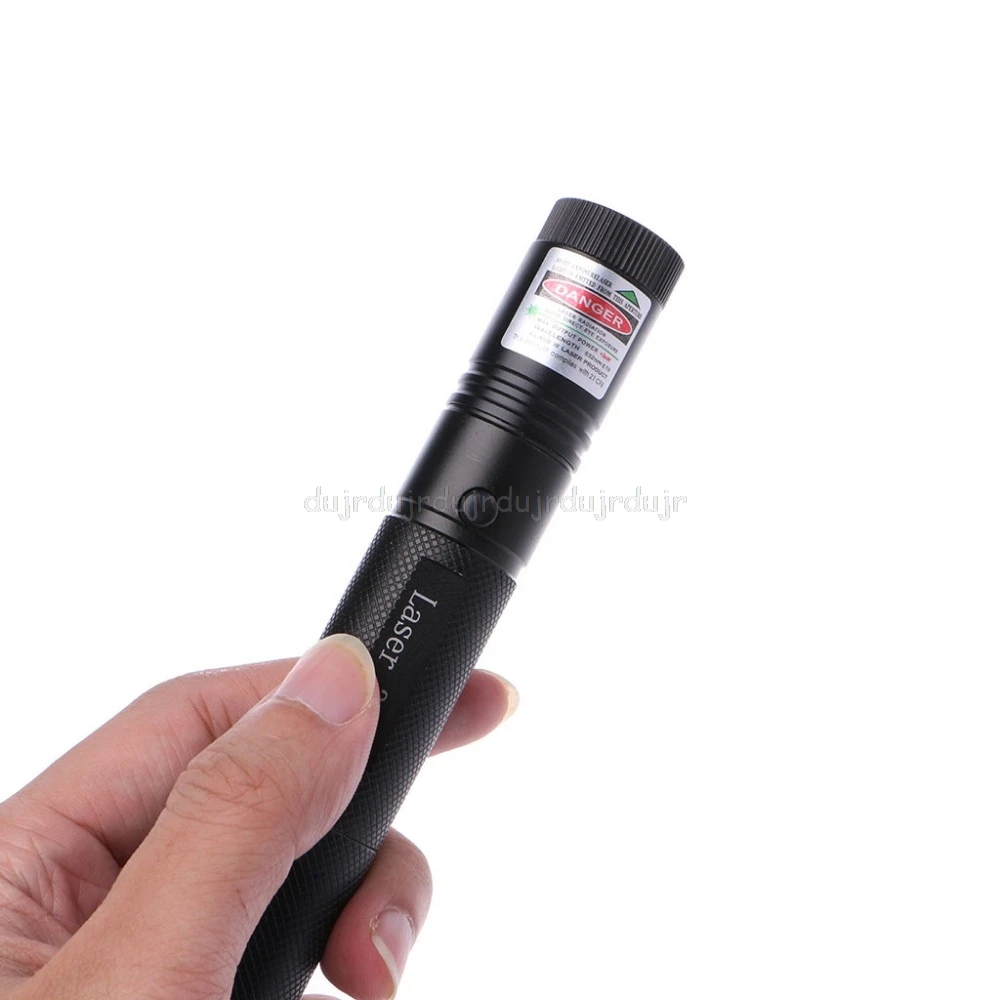 

Military High Power 5mW 532nm 301 Green Pointer Pen Lazer Light Visible Beam Burn with 18650 Battery N20 dropship