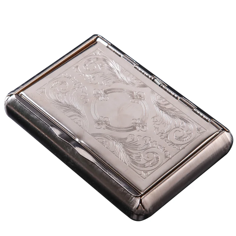 Новинка 1 шт. металлический табачный ящик хьюмидор с алюминиевым увлажнителем