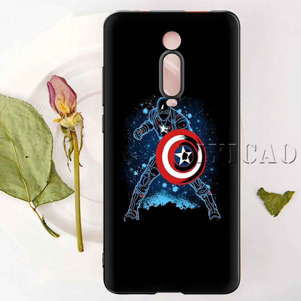 IYICAO Тор Марвел Мстители Мягкий силиконовый чехол для телефона Redmi 8A 4A 4X 5A 6A 5 6 Plus 7 S2
