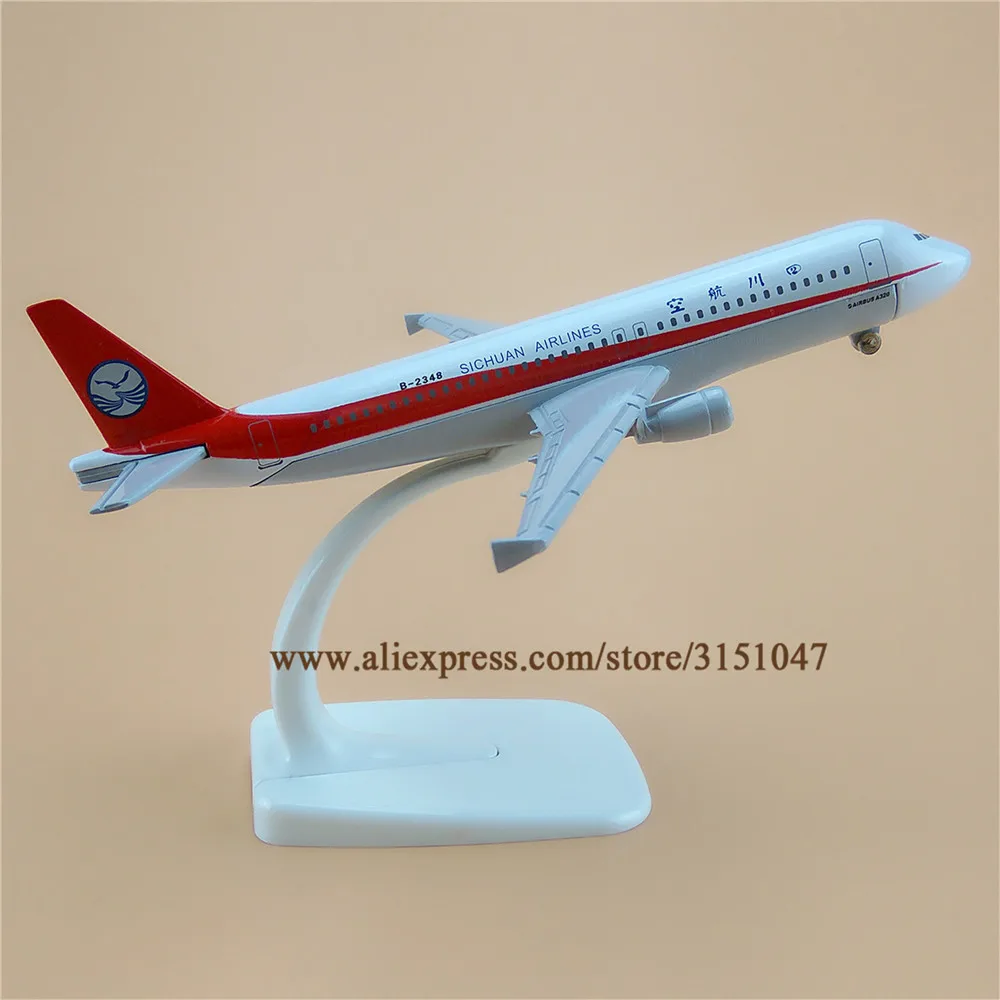 

16cm Air China Sichuan Airlines A320 Airbus 320 Plane Model Alloy Metal Diecast Model Airplane Aircraft Airways Kids Gift