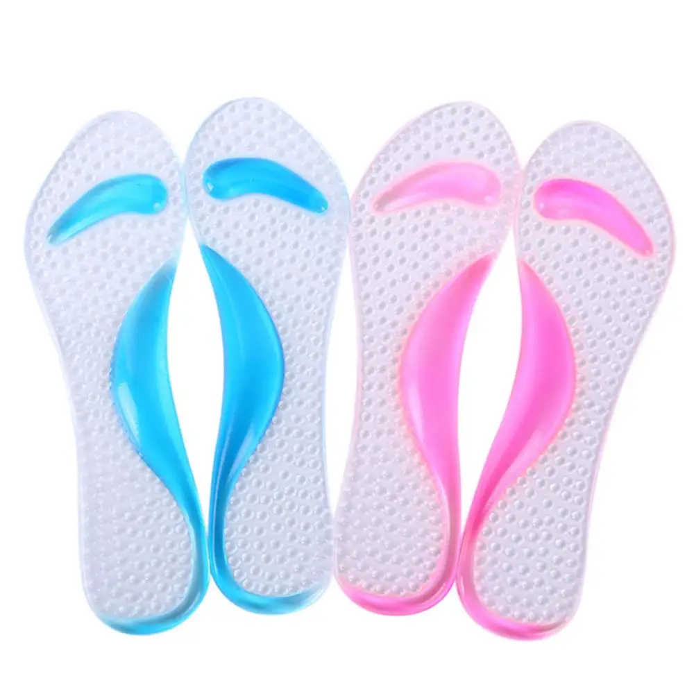

HOT Non-Slip Foot High Heels Shoes Pad Feet Care Tool Women Silicone Gel Massage Arch Support Insoles Flatfoot Prevent JC-016