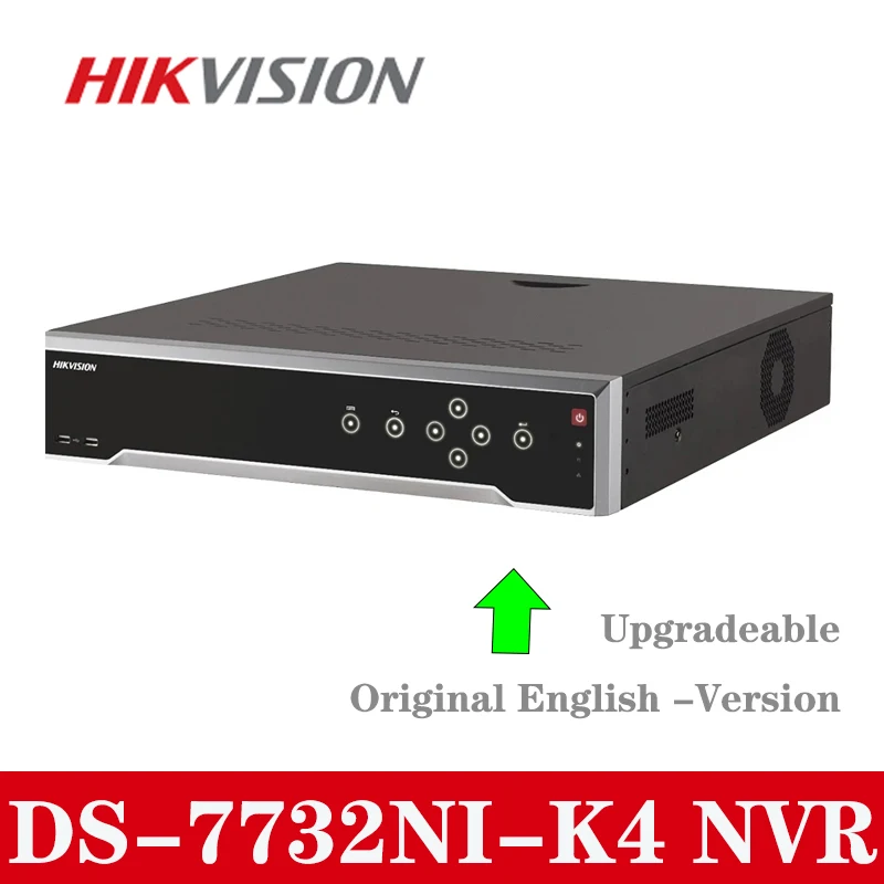 HIKVISION международная версия сетевого видеорегистратора 4K для камер 32 канала 8 Мп с