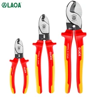 laoa vde insulated cable cutter cable clamp wire stripper 1000v german certification made in taiwan insulated pliers