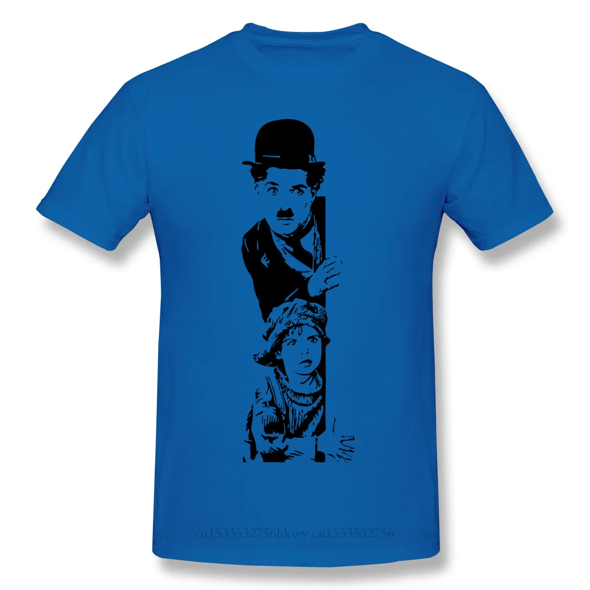 Футболка для мужчин Charlie Chaplin Премиум 100% Хлопок Dark City John Murdoch Inspector Frank Bumstead Suspense Movie