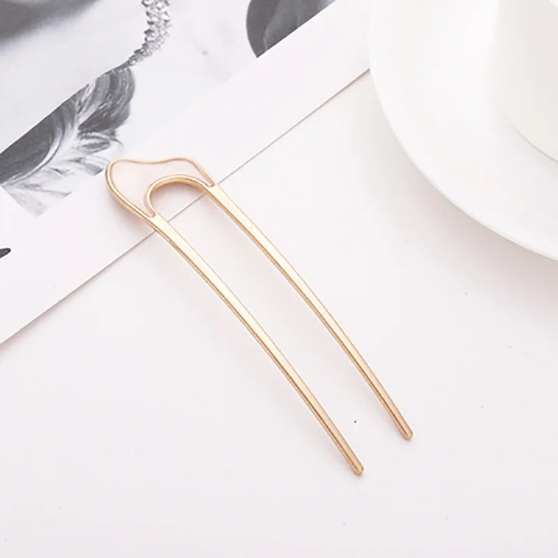 Ins/металлический диск для волос заколки аксессуары большой Размеры U-образный