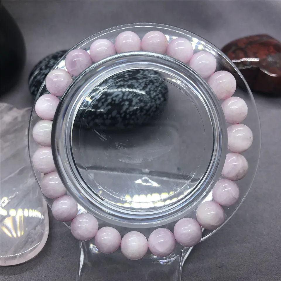 

Natural Purple Jade Lemon Crystal Sri Lanka Kunzite Bead Bracelet