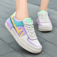 women s casual fashion running shoes macaron women s sneakers pink breathable women ring white blue low top 35 40 boots