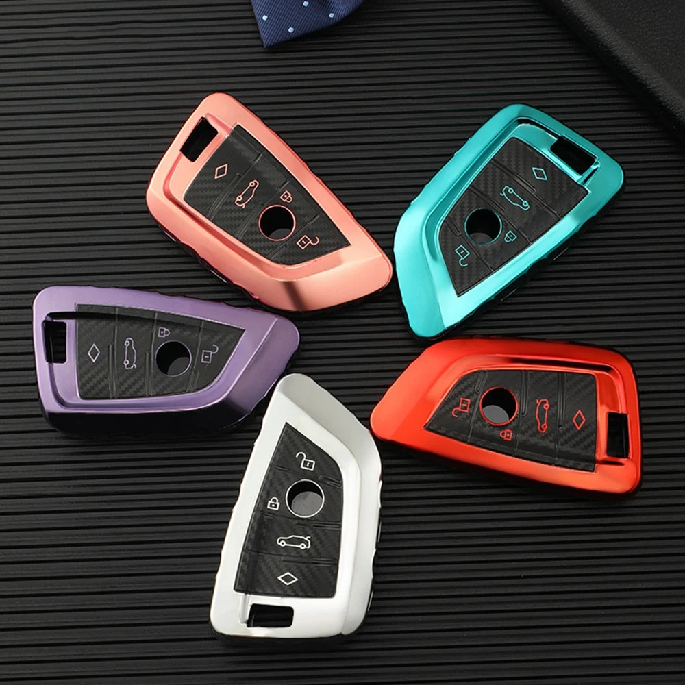 

Car Exterior Accessories Key Cover TPU Car Remote Key Case Shell for For BMW 1 2 5 7 Series X1 X3 X4 X5 X6 F15 F16 F48 G30