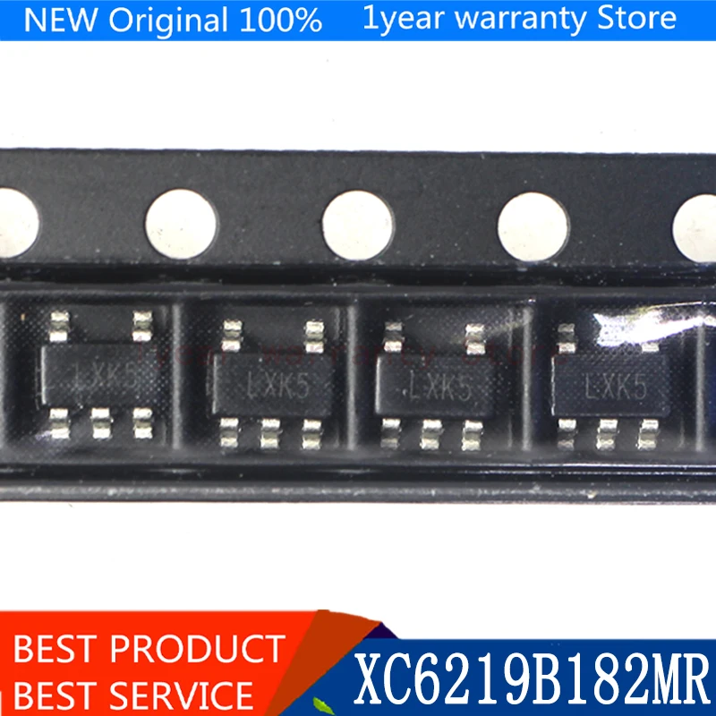 

{ New original } 10pcs/lot Printing DC = E2H SOT23-5 XC6219B182MR