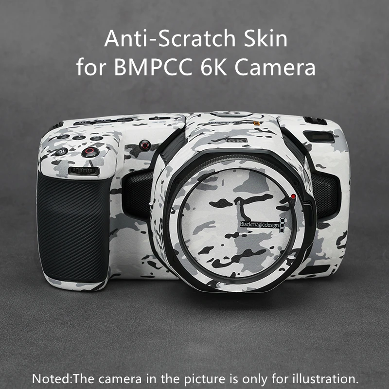 

BMPCC 6K Anti-Scratch Cover Skin for Blackmagic Design Pocket Cinema Camera 6K Skin Decal Protector 3M Vinyl Coat Wrap