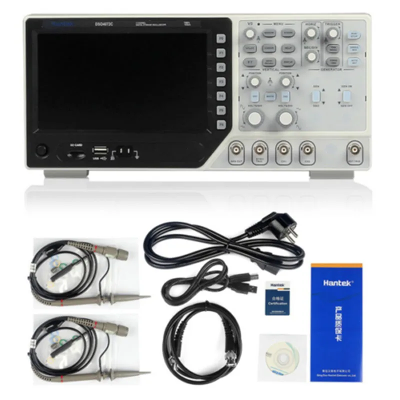 Генератор частоты Hantek DSO4072C rife с анализатором спектра Ручной осциллограф|oscilloscope