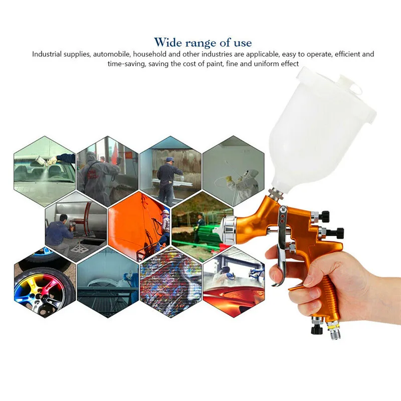 

HD-2 Paint Spray Gun1.3mm Nozzle HVLP Automotive Refinishing Tool 600C