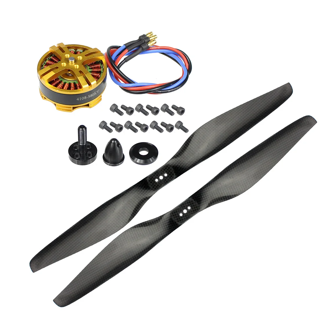 FEICHAO 4108 380KV 580KV 720KV бесщеточный двигатель 3-6S + 13x5,5 3K Пропеллер CW CCW 1555/1355 /1055 Пропеллер для многороторного коптера