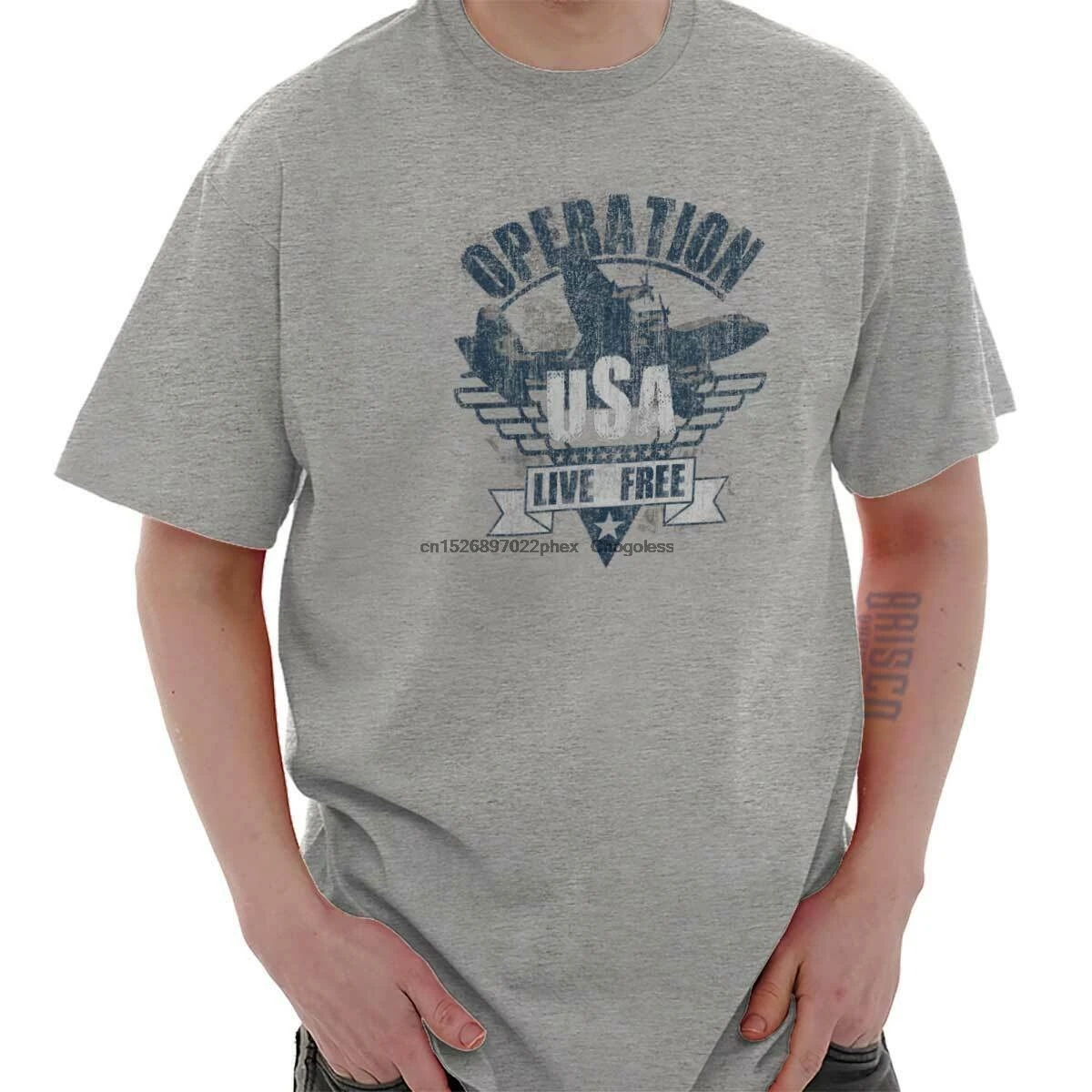 Управление нам свободную Американский США короткий рукав Футболка костюм