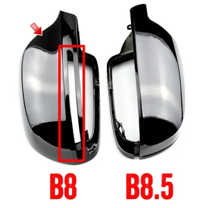 2 pcs superb car mirror cover for audi a4 a5 s5 b8 5 b8 rs5 rs4 s6 s4 car mirror cover signal light protection cover free global shipping