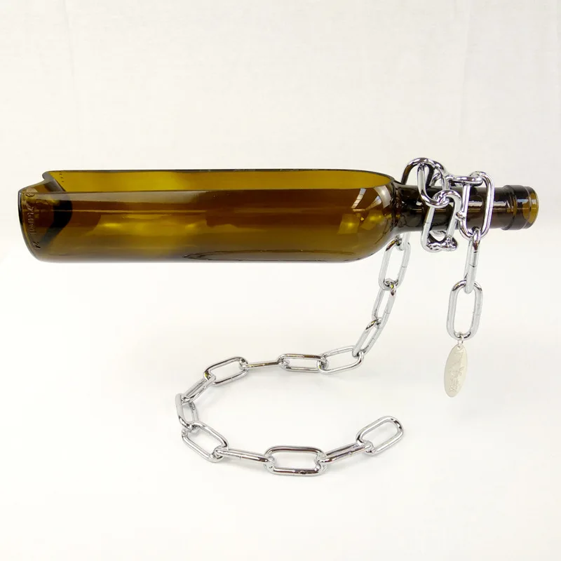 Креативный цветочный горшок с зеленым растением в горшке ваза для бутылки вина