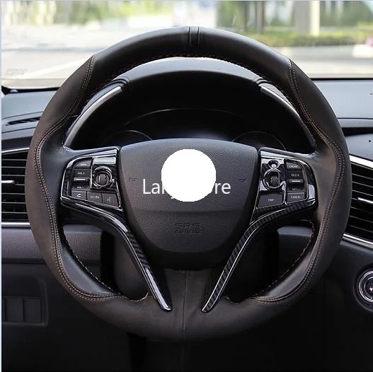

Hand-stitched Leather Steering Wheel Cover For Honda SPIRIOR AVANCIER URV,Steering Wheel Cover For car Universal 15in