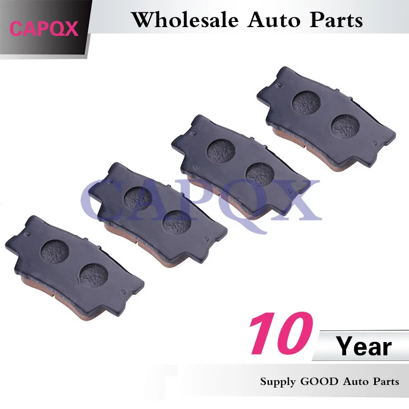 Передние и задние тормозные колодки CAPQX 2 шт. 04465-33450 04466-33160 для ES240/ES350 HYBRID 2006 2007 CAMRY